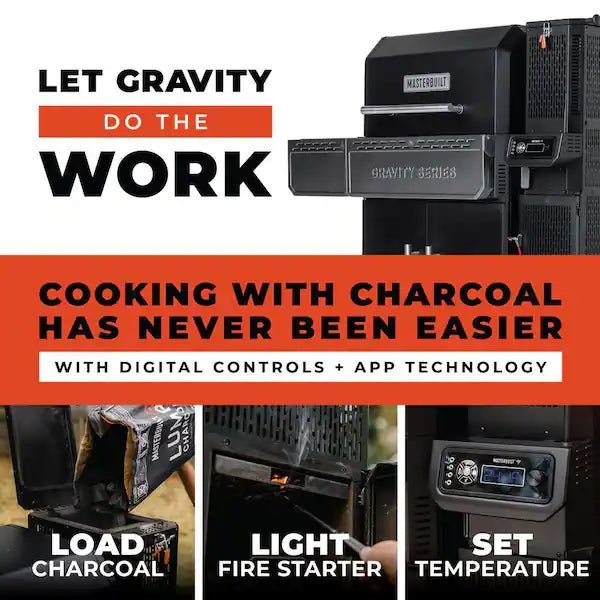 Masterbuilt Gravity Series 1150 Charcoal BBQ & Smoker – view 2