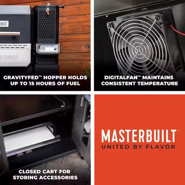 Masterbuilt Gravity Series 1150 Charcoal BBQ & Smoker – view 5