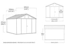 Keter Stronghold 10 x 11.5 ft Plastic Shed – view 5