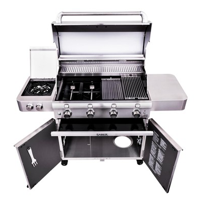 Saber Premium 4-Burner Infrared Gas BBQ – view 4